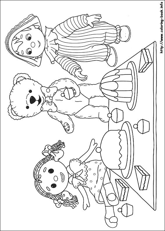 Andy Pandy coloring picture